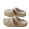 Zapatos de Algodón para el Hogar de Temperamento a la Moda para Mujer 2026 Otoño Invierno Nuevo Estilo Impermeables para Interiores Calentitos con Felpa Pantuflas Cerradas para Mujer