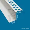 Tira de Acabamento de Canto em Forma de Z de PVC, Tira Plástica em Forma de Z, Tira de Acabamento de Borda para Pálpebra Dupla, Fabricante de Linha em Forma de Z para Acabamento de Borda de Placa de Gesso