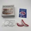 Kit de Modificação de Dentadura Beleza Dental Simulação de Sorriso Dentaduras Superiores e Inferiores Novo Produto Transfronteiriço Pasta de Dente de Simulação
