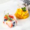 Vaso transparente de vidrio de venta caliente transfronterizo Vaso de agua resistente al calor de alto borosilicato Vaso para bebidas, jugo Vaso para leche