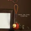 Pingente de Bule de Jacarandá Natural Brinquedo para Alívio do Estresse Chaveiro Estilo Chinês Vintage Peça Artesanal de Mão