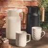 Garrafa Térmica Plástico Orgânico Preto 1L - Lyor