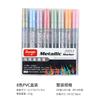 GN Guangna-8151 marcador de metal colorido à base de água tinta de cartão preto caneta de destaque DIY álbum assinatura PEN 15 cores