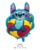 Globo de Aluminio de Estrella de Dibujos Animados para Bebé Stetson Decoración de Fiesta de Cumpleaños para Niños Bebé Globo de Papel de Aluminio de un Año