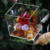 Caja Acrílica Rosa Eterna Tanabata Día de San Valentín Día de la Madre Navidad Cumpleaños Propuesta Regalo de Acompañamiento