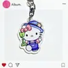Mercancía Sanrio Japonesa para Salidas y Ocio, Llavero Acrílico de My Melody y Cinnamoroll, Lindo Colgante de Dibujos Animados