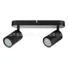 Lámpara de Pared Personalizada de Fábrica Gu10 Normativas Europeas y Americanas Foco Gu10 Foco Negro Mate Giratorio y Plegable Especial Transfronterizo