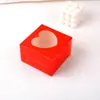 Embalagem de Caixa de Papel com Janela para Cupcake Estilo Novo Transfronteiriça Caixa para Sobremesa para Levar Caixa para Muffin Caixa para Assar Confeitaria Caixa para Torta de Ovos Atacado