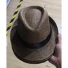 Sombrero Sombrero Jazz Exterior Sombrero de Copa Padre-hijo Sombrero de Paja Para Hombre Para Hombre Británico Sombrilla Tejido de Paja Para Niños Verano Verano