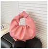 Bolso plisado de moda urbana 2026 Bolso de mano cosido No apto para llevar en el hombro Bolso versátil de moda para mujer