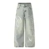 Pantalones Casuales Estampados para Hombre Estilo Coreano Nuevo 2026 de la Marca Ah, Jeans Vintage de Moda, Suministro al por Mayor