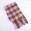 Bufanda de Mohair de Imitación Nueva Transfronteriza para Mujer, Estilo Europeo y Americano, Bufanda Chal Cálido de Barba Larga para Otoño e Invierno, Exportación Exportación Productos de Alta Calidad