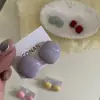 Pendientes Adecuados para Primavera, Pendientes de Colores Caramelo para Mujer, Nuevo Estilo 2025, Lujo Accesible Diseño de Nicho, Pendientes de Aguja de Plata de Alta Gama