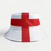 Mundial 2026 Bandera Nacional de Inglaterra Impresa Sombrero de Pescador Bandera Roja Evento Deportivo Animación Sombrero de Pescador