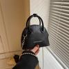 Bolso Carcasa de Color Sólido Famoso en Internet Bolso de Mano 2023 Primavera y Verano Nuevo Elegante Bolso Bandolera de Hombro Bolso de Cadena Textura Trendy