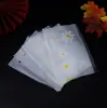 Bolsas con Cremallera para Ropa de Margaritas Pequeñas al por Mayor Bolsas con Pestaña Deslizante Translúcidas Bolsas de Empaque de Plástico Sello de Cremallera para Exportación con Logo