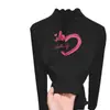 Camiseta Infantil Outono/Inverno Gola Meia-Alta Autoaquecimento Quente Top para Menina Acabamento com Babado de Veludo Camada Base