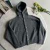 Nuevo cárdigan de punto con capucha para otoño e invierno para hombres y parejas, estilo old money, cálido y cómodo, venta al por mayor de fábrica transfronteriza