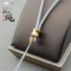 Cuerda para colgante de oro diy Colgante de jade ágata cuerda para colgante cuerda de collar negra Línea Milán cuerda roja seis palabras
