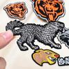 Cabeza de Tigre Lobo King Kong aplique de tela bordada accesorios para ropa bolsa parche de tela decorativa para agujeros mancha venta al por mayor