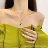 Collar de Calabaza Roja Kirin para Mujer, Chapado en Oro Rosa de 18 Quilates, Año de la Serpiente, Ágata de Fortuna y Prosperidad, Pulsera de Nácar Blanco, Pendientes, Lujo Ligero