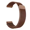 Correa de reloj de malla de acero inoxidable ajustable con hebilla metálica de liberación rápida, cierre magnético para hombres y mujeres