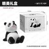 Suporte de Celular Panda Fofo para Mesa de Escritório Presente Criativo Decoração de Casa Pequenos Enfeites Resina Presente de Aniversário