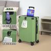 2024 nuevo equipaje pequeño y fresco, maleta con ruedas universales, maleta de mano, maleta con contraseña, carga USB