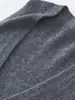 Gang Mi Apparel / Chaleco de Punto de Lana Merino Australiana Pura Sin Costuras Otoño Primavera para Mujer Cuello en V Profundo Sin Mangas Holgado Bai