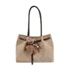 Bolsa Tote Estilo Preguiçoso Nicho Coreano Feminina Chegada Nova Outono 2026 Grande Capacidade Retro para o Trabalho Única Ombro Sob o Braço