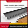 Luz Linear LED com Iluminação para cima e para baixo, Canal de Alumínio com Micro-Ranhuras, Luz de Armário com Ranhura, Canal de Luz de Liga de Alumínio com Alto Brilho
