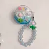 Para Capa Protetora de Fone de Ouvido Oppo Enco Air3i Flor Bonita Air2 Bluetooth Sem Fio Pingente Criativo DIY