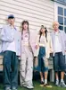Camisa de Manga Larga con Letra 2025 Estilo Japonés de Hong Kong Camisa Holgada para Hombre Verano Trendy Versátil Chaqueta Casual