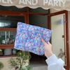 3972 polegadas veludo cotelê florzinha nécessaire bolsa de maquiagem batom bolsa interna bolsa de viagem armazenamento bolsa de lavagem
