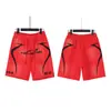 Hellstar Transfronteiriço Marca Tendência Europeia e Americana Verão Casual Esportivo Unissex Shorts Lavados Calças de Cinco Pontos