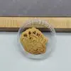 Pegatinas para Teléfono Estilo Hoja de Oro Tesoro, Princesa Por Favor Hazte Rica, Pegatina de Fortuna de Año Nuevo, Regalo de Evento para Teléfono Dios de la Riqueza