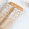 Fio de bordado de renda de fábrica bordado em fio tecido de malha branca bordada lingerie sutiã roupas acessórios de renda