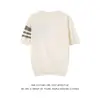 2026 Nova Moda Coreana Versátil Gola Redonda Malha Manga Curta Color Block Respirável Camiseta Camada Interna Base Camada Tendência Masculina