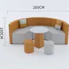 Institución Educativa y de Capacitación Creativa Oficina Recepción Sala de Negociación Área de Descanso Ocio Vestíbulo Sofá Irregular Sofá Modular