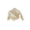 [en stock Suéter Ajustado para Niños y Niñas Color Sólido Elástico de Media Cuello Alto Tejido para Niños en Otoño