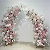 Decoração de Flores em Cascata Adereços de Casamento Salão de Banquetes de Hotel Arco Lunar Floral Borboleta de Ferro Paisagismo Display de Shopping