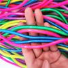 Cuerda de saltar estándar de cristal al por mayor para niños, estudiantes, jardín de infantes, cuerda deportiva, equipo de fitness, cuerda de saltar, tienda de un dólar