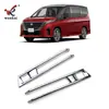 Adecuado para Nissan 23 Serena C28 Parachoques Delantero Especial Modificado Rejilla Marco Decorativo Brillante Cromado para Lámpara Antiniebla