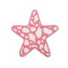 Sticker de Tela Bordado Llama Roja Rosa para Mujer Parche de Mezclilla Occidental Decorativo para Bolso Sombrero de Vaquero Guitarra Etiqueta Bordada
