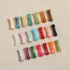 26x7mm Cruz Europeia e Americana Vintage Acrílico Gradiente Contas de Bambu Acessórios para Joias de Colar Pulseira DIY