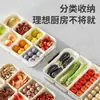 Caixa de Armazenamento Transparente com Temporizador para Geladeira, Frutas, Cereais, Temperos, Caixa de Armazenamento de Pedaços, Caixa de Temperos para Cozinha
