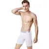 Ropa interior deportiva ajustada extendida modal resistente al desgaste para hombre calzoncillos talla grande pierna larga shorts inferiores para correr