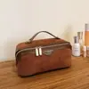 Bolso de Mano para Mujer con Textura de Gamuza de Alta Calidad, Versátil Neceser de Viaje