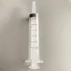 Alimentador de grande capacidade mais tamanho desentupidor intensificador de fluxo seringa plástica grande com adaptador