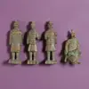 Ímã de Geladeira de Resina Guerreiros de Terracota Retrô, Cavalo de Guerra Guerreiro Qin Carruagem de Bronze Ímã 3D, Lembrança de Turismo Cultural Histórico de Xi'An